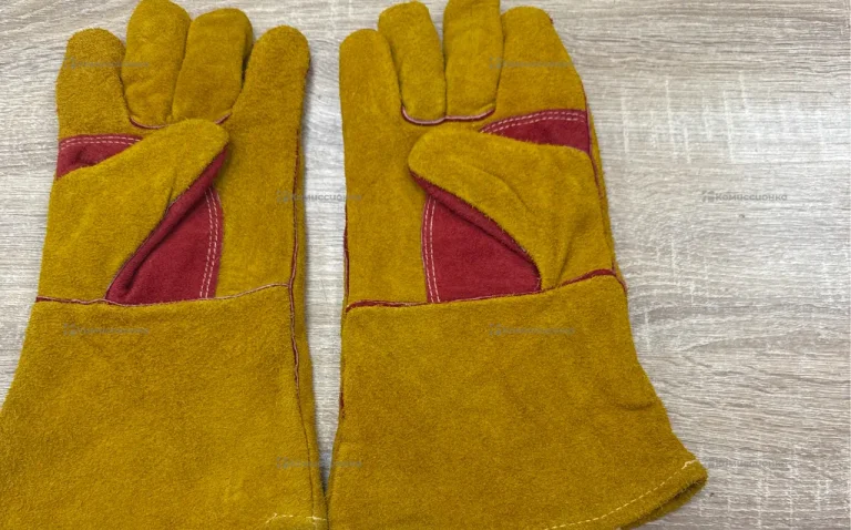 Перчатки сварочные оранжевые