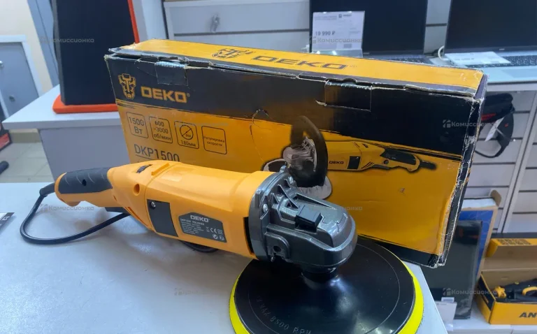 Шлифмашина полировальная сетевая DEKO DKP1500