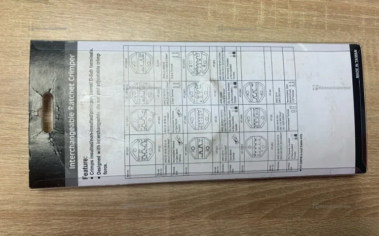 Interchangeable ratchet crimper ht 236n