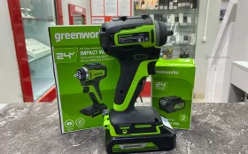 Купить Гайковерт ударный аккумуляторный greenworks G24IW2 б/у , в Санкт-Петербург Цена:7900рублей