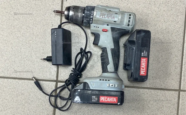 Дрель-шуруповерт Ресанта ДА-20-2ЛК