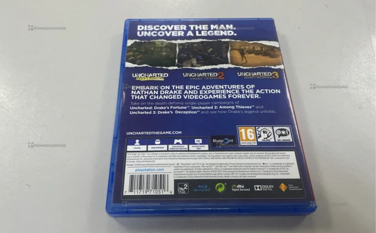 ps4 uncharted collection диск ps4