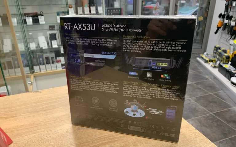 Wi-Fi роутер ASUS RT-AX53U