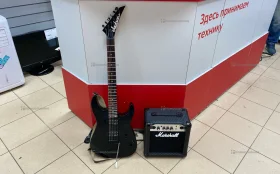 Гитара Jackson и комбоусилитель Marshall