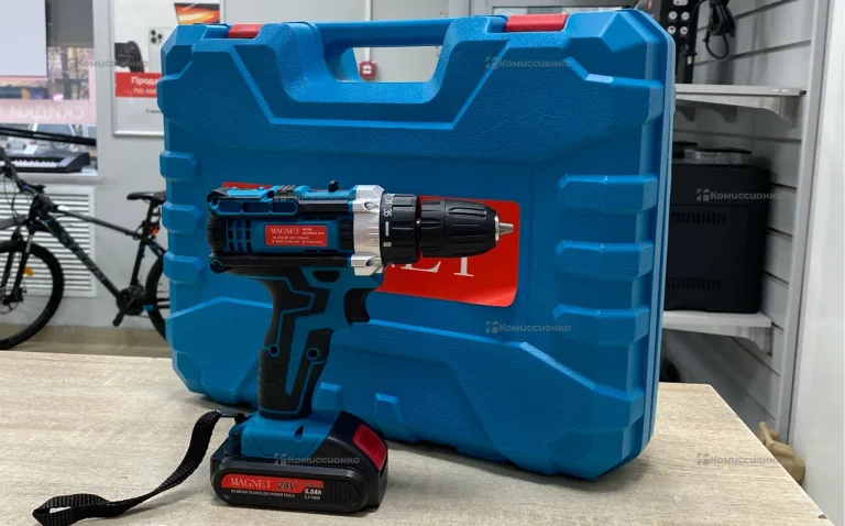 Шуруповерт magnet mt208 28v-6.0 большой набор