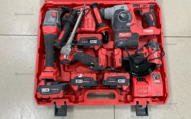 УШМ+ШУРУПОВЕРТ+ГАЙКОВЕРТ+ПЕРФОРАТОР Milwaukee репл