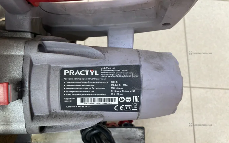 Пила торцовочная Practyl J1G-ZPA-210D