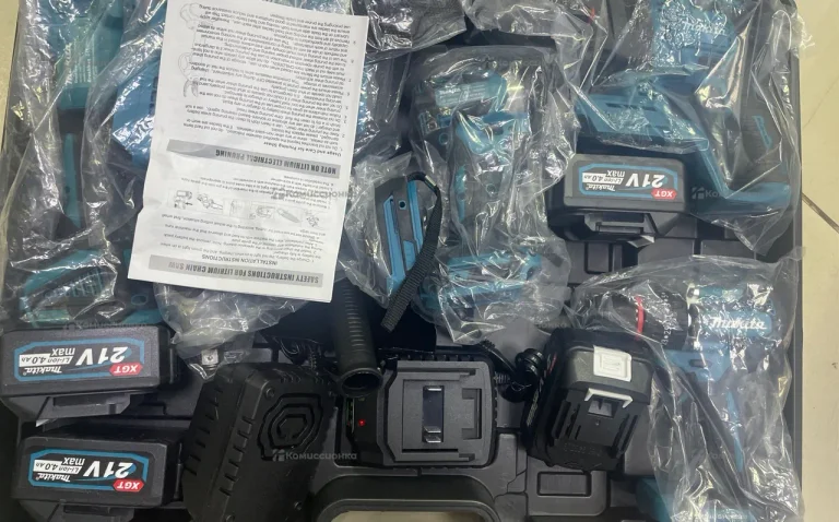 Набор 6в1 Makita 4 АКБ