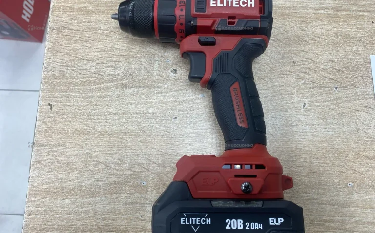 дрель шуруповерт elitech ДА 20БЛ2