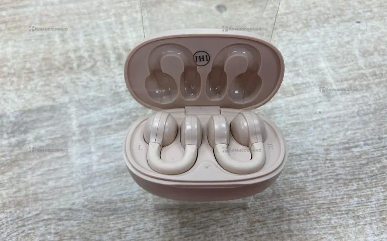 Наушники  TWS бежевые