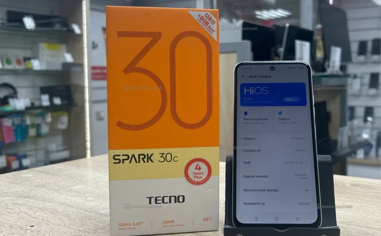 Tecno Spark 30C 4/128 ГБ