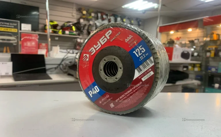 Круг лепестковый торцевой ЗУБР 125х22.2 P40