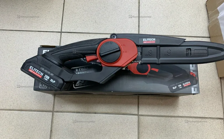 Пила цепная аккумуляторная Elitech CS 2008BLK