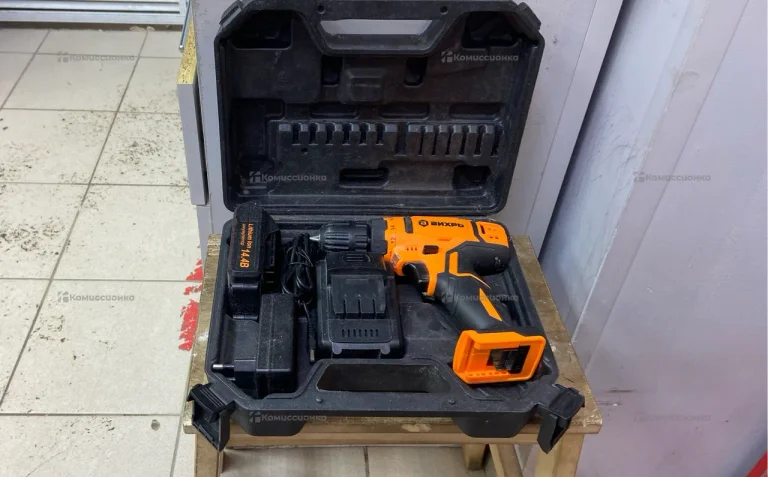 дрель шуруповерт Вихрь Да-14,4л-2к