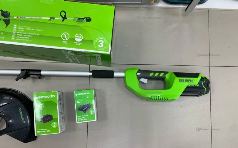 триммер аккумуляторный Greenworks G40lt