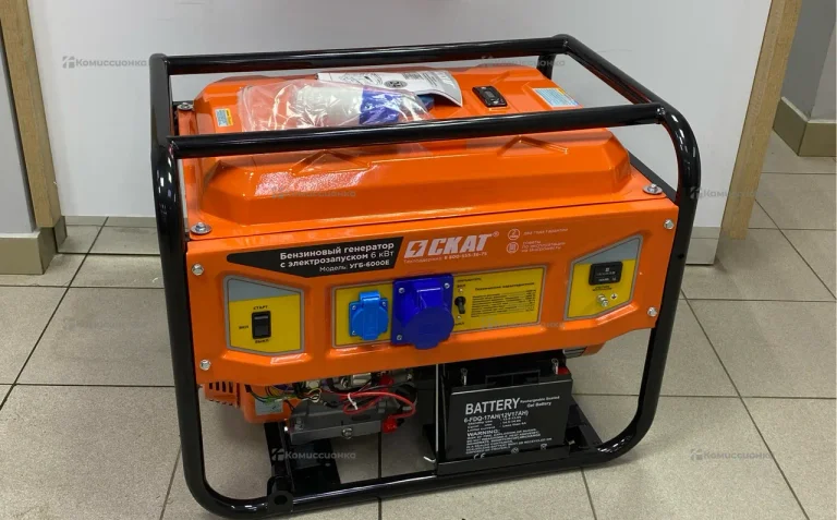 Бензиновый генератор СКАТ УГБ-6000Е