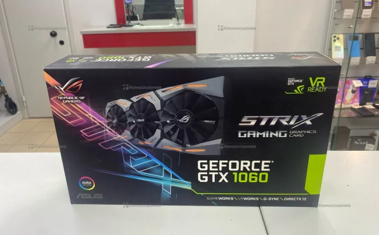 Видеокарта Asus Strix Gaming GTX 1060 6GB