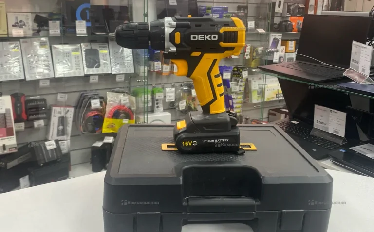 Аккумуляторная дрель-шуруповерт Deko DKCD16FU-Li