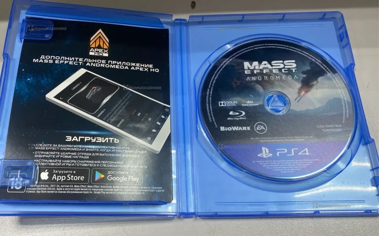 PS4 диск mass effect