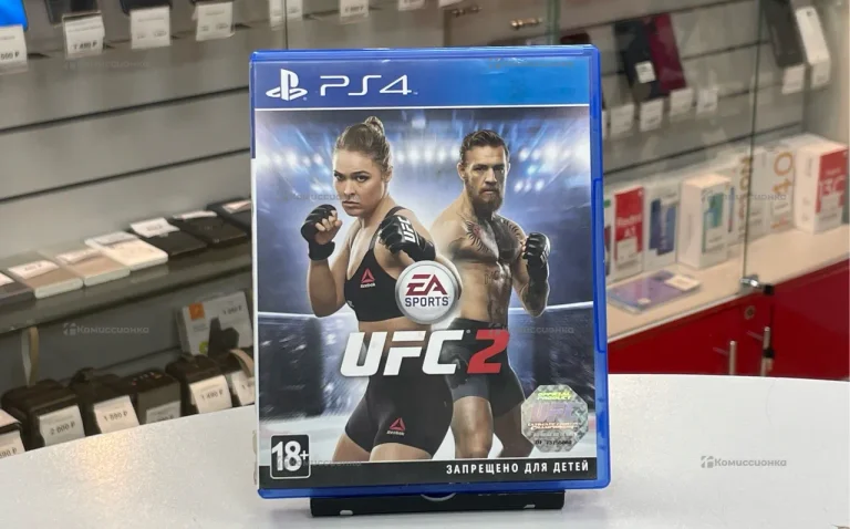 Приставка PS4. диск UFC 2