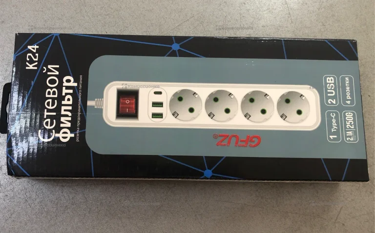 Сетевой фильтр gfuzf K26 3 розетки