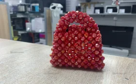 Купить Сумка ручной работы красная б/у , в Москва и область Цена:1500рублей