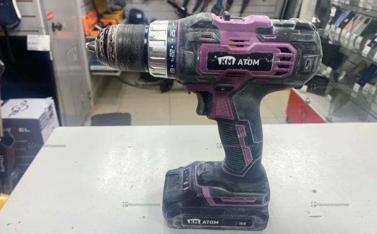 Дрель Шуруповерт KM Atom CD-181