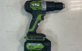 Купить Дрель-шуруповерт GreenWorks GD24DD60 б/у , в Рязань Цена:6500рублей