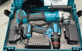 Набор 2в1 УШМ АКБ+Шуруповерт Makita