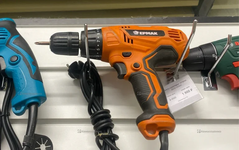 Дрель-шуруповерт ЕРМАК ДШЭ-10/400