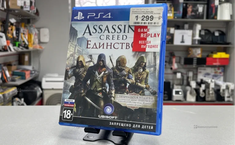 PS4 диск Assassins Creed Единство