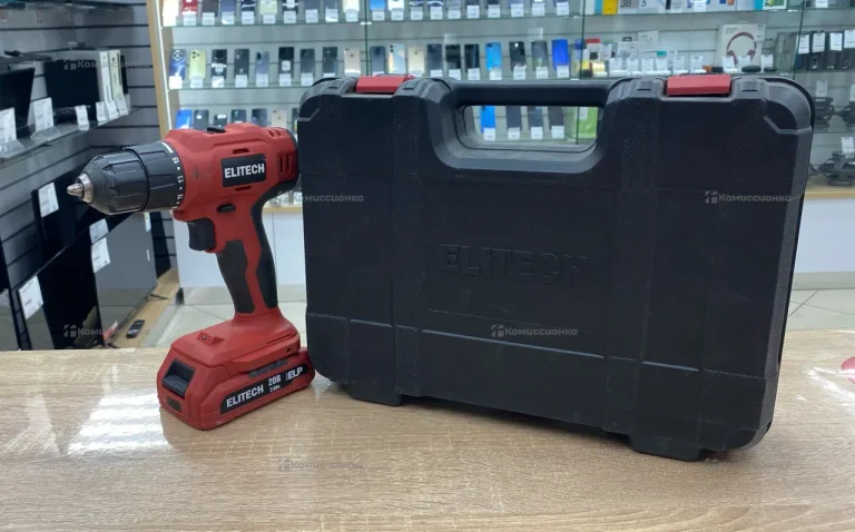 Шуруповерт elitech да 12 2сл