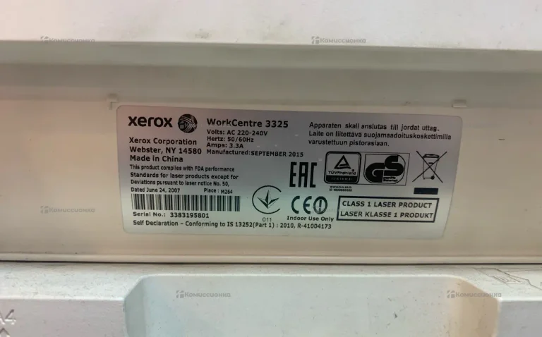 Принтер Xerox workcentre 3325