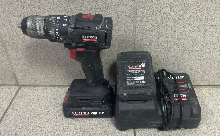 Шуруповёрт Аккумуляторный Elitech cd20ISL2