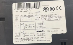 Купить Автоматический выключатель Siemens 3RV1041-4HA10 б/у , в Санкт-Петербург Цена:15900рублей
