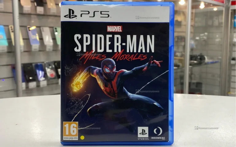 ps4 диск Spider-Man miles morales