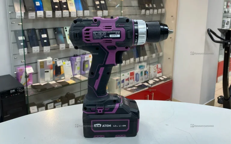 Шуруповерт KM ATOM CD181/2 kit