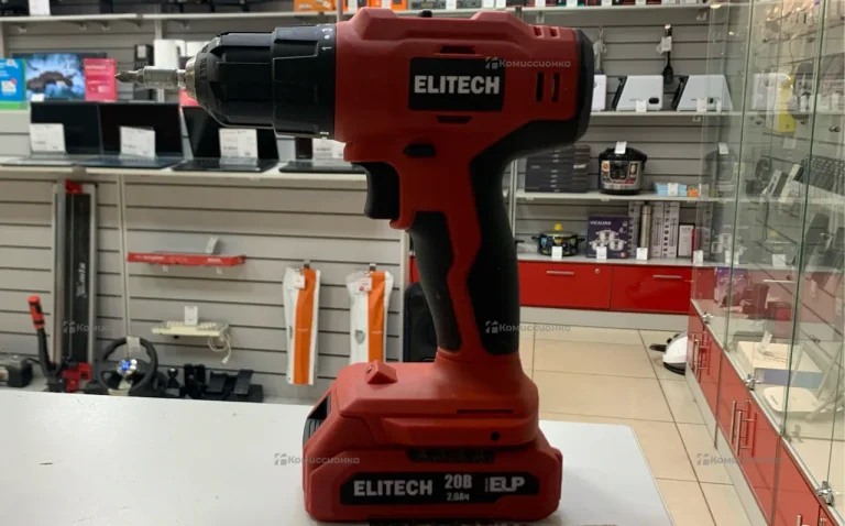 Дрель-шуруповерт Elitech ДА 20-2CЛ