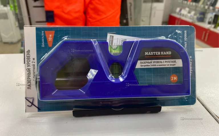 Лазерный уровень с рулеткой Master Hand