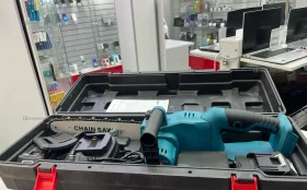 Цепная пила аккумуляторная бесщеточная Makita(сини