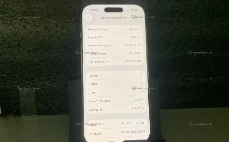 Apple iPhone 16 Pro 8/256 ГБ