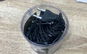 Купить гирлянда штора 1,5*1,5 б/у , в Москва и область Цена:150рублей