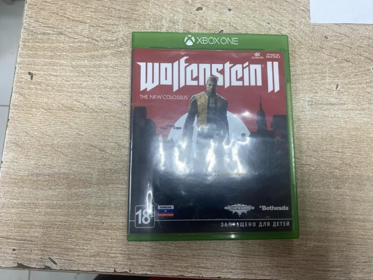 Xbox Диск xboxone wolfenstein 2