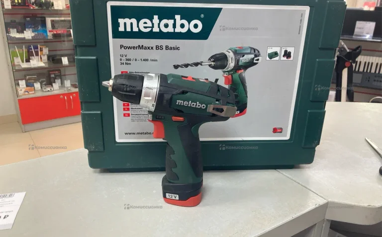 Аккумуляторная дрель-шуруповерт Metabo PowerMaxx B