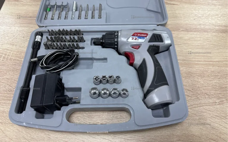 Аккумуляторный шурповерт Зубр ЗДА 7.2