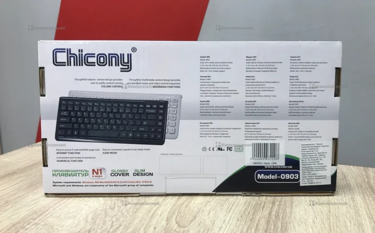 Клавиатура  проводная Chiicony 0903