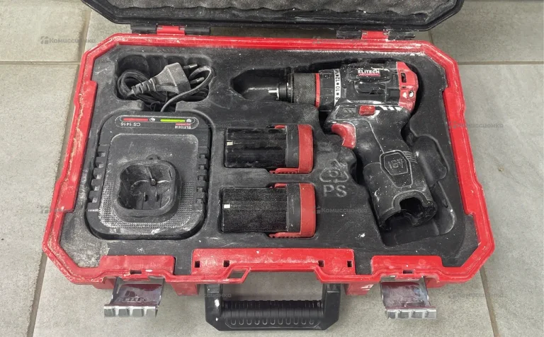 Аккумуляторная дрель шуруповерт Elitech CD 16L2