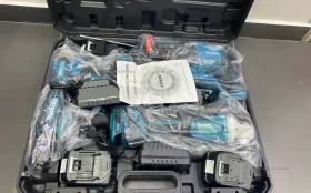 Набор Makita 4в1 (Перф/УШМ/Шурп/Гайк-т)