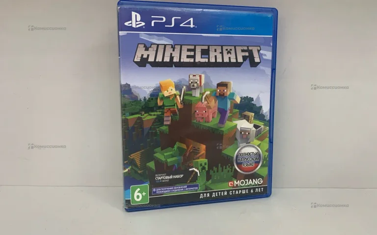 PS4. Диск PS4 Minecraft.