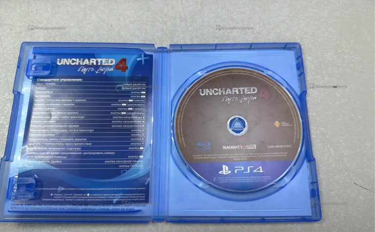 Диск PS4/PS5 Uncharted 4